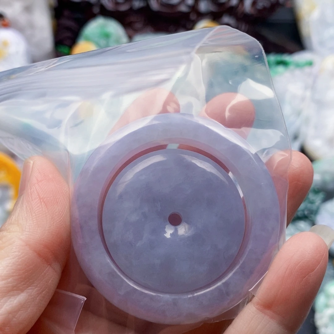 白***狐翡翠未镶嵌吊坠(不含链)