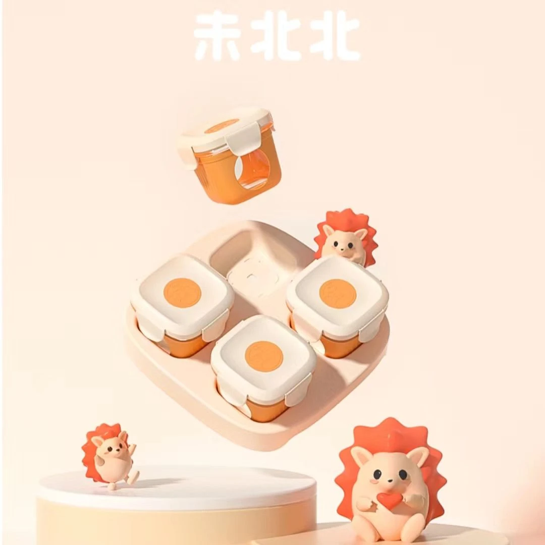 未使用 Panasonic/松下 松下婴儿玻璃辅食盒 宝宝辅食蒸碗