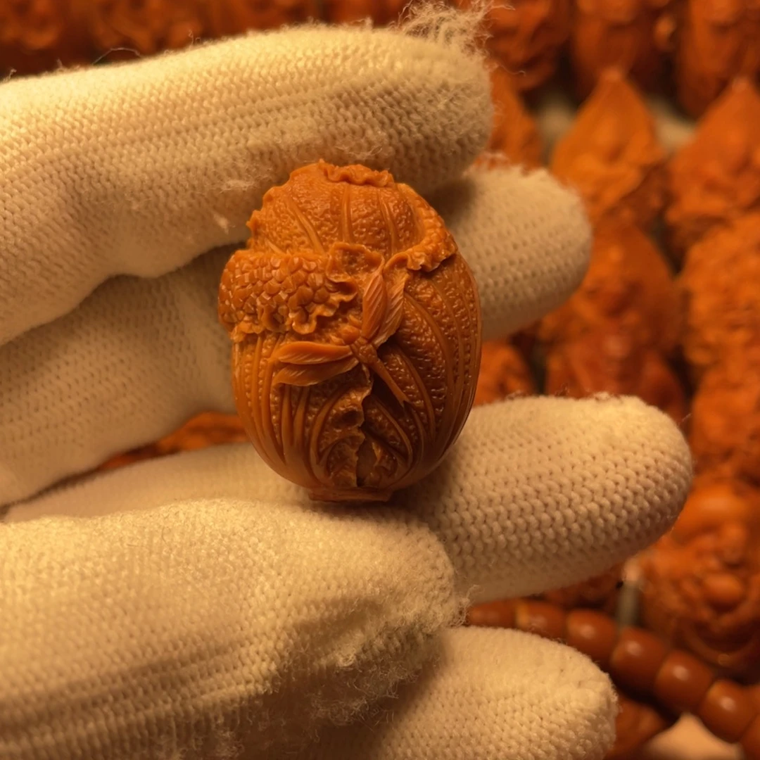 橄榄核手串/手链核雕百财