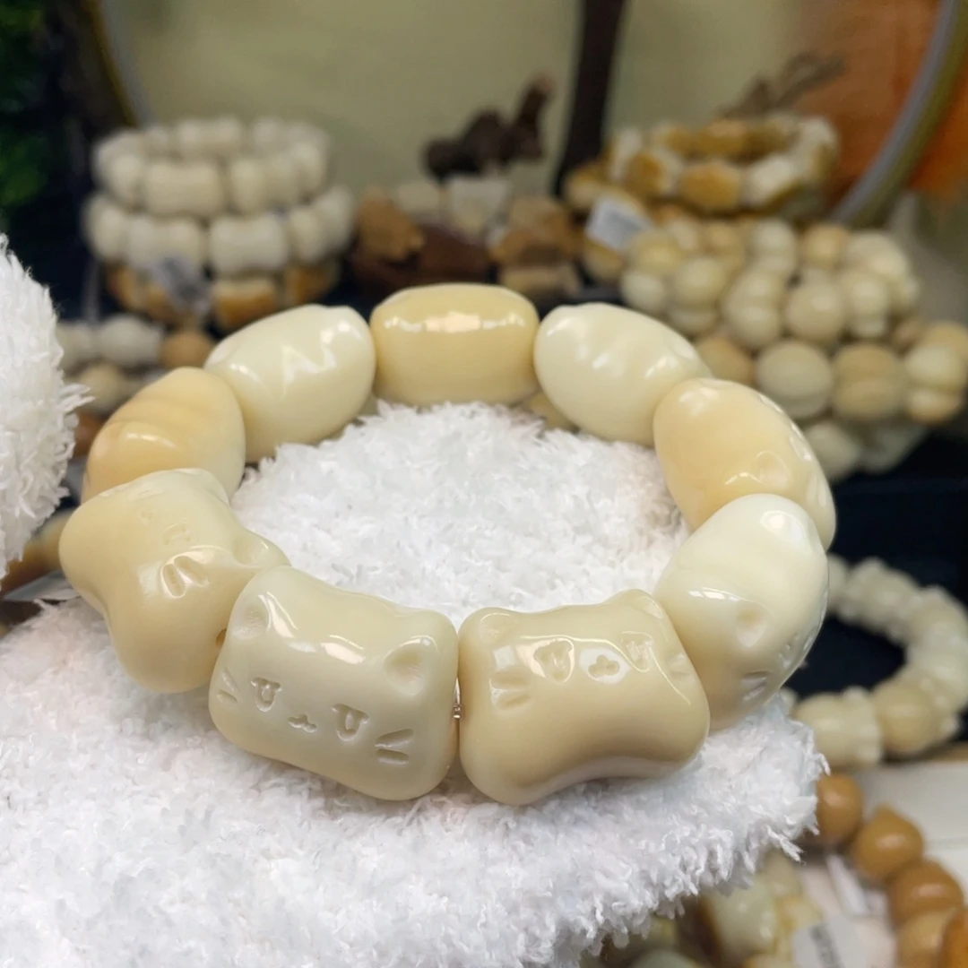 菩提根/象牙果手串110小呆猫