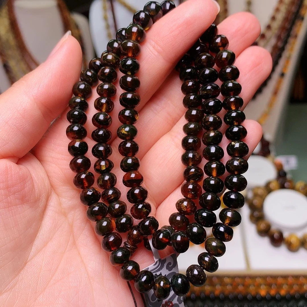 琥珀手链未镶嵌啦*姐琥珀