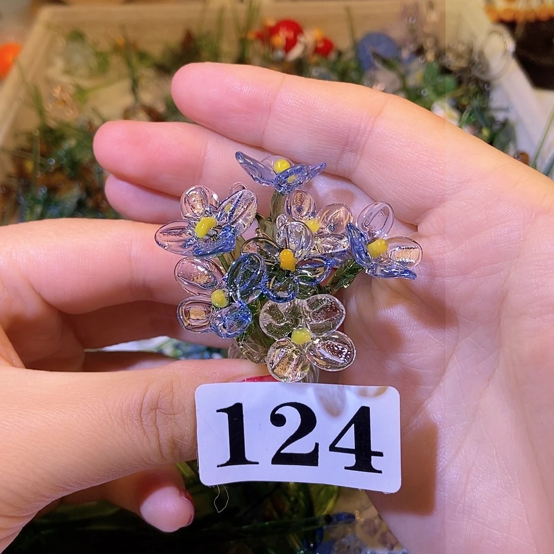 琉璃手工艺品124花瓶