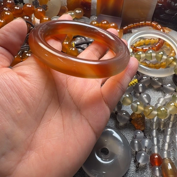 资***鉴玛瑙/玉髓合金手镯