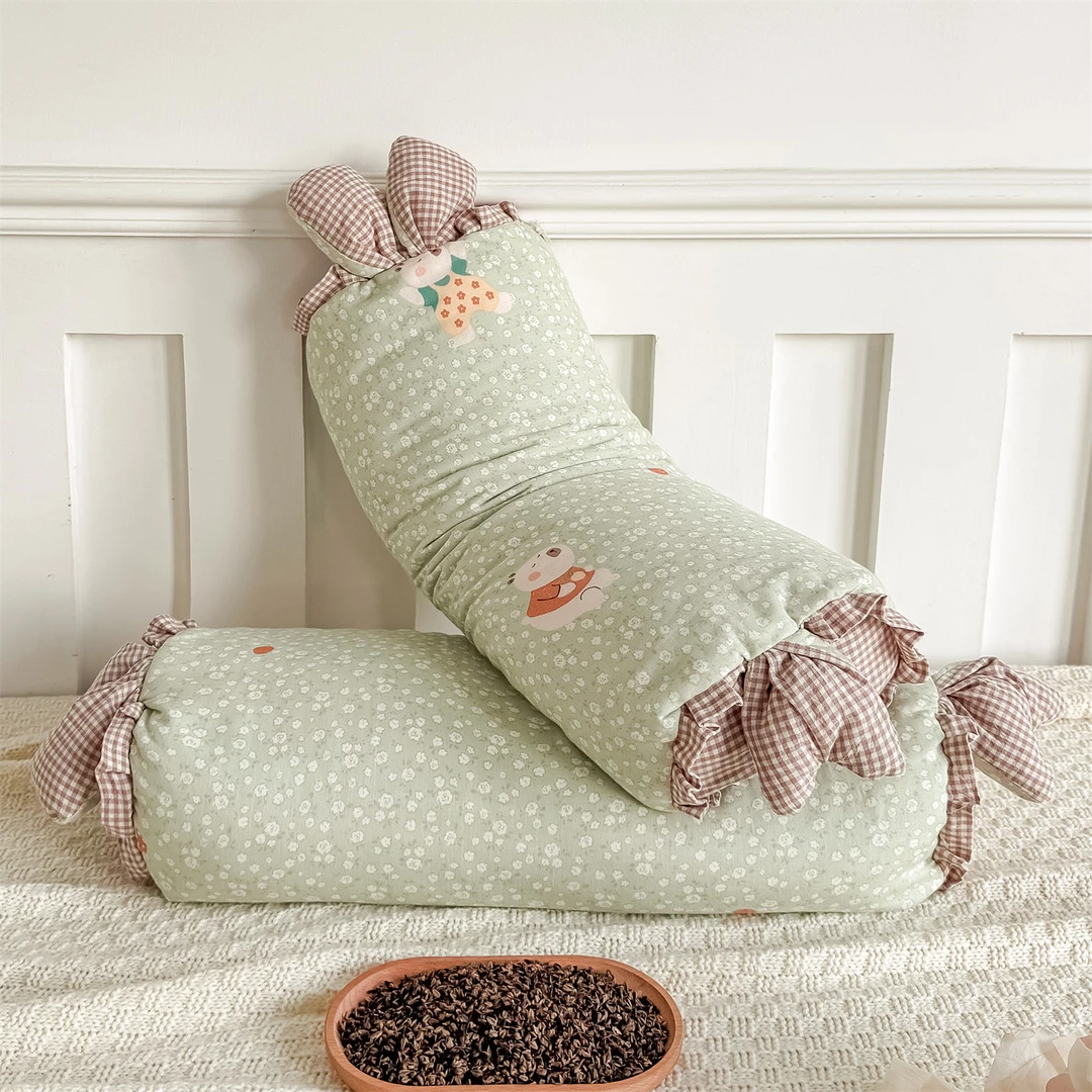 米可【糖果枕】韩式卡通可爱荞麦枕纯棉可拆洗糖果枕头单人用枕芯