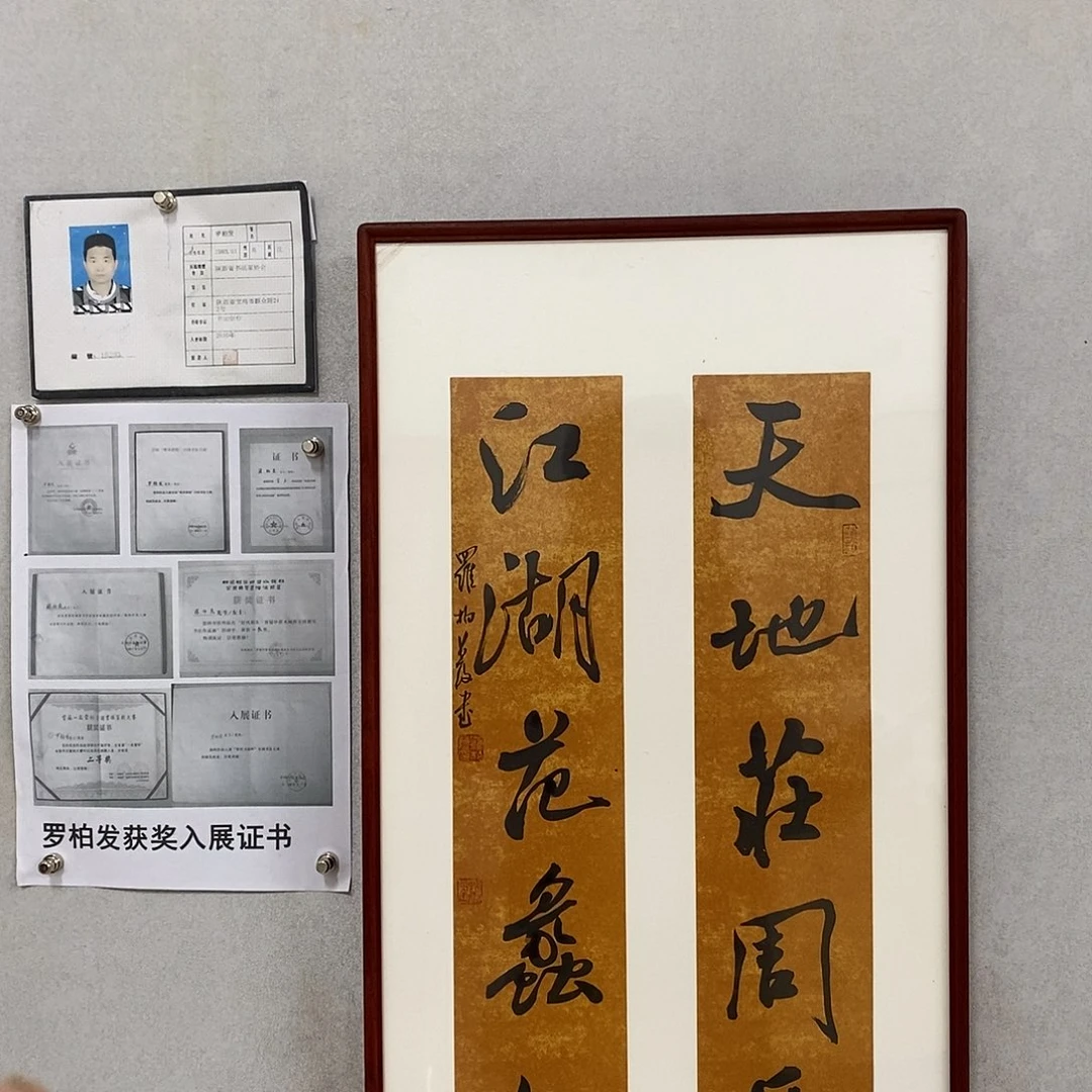 书法罗柏发老师的作品