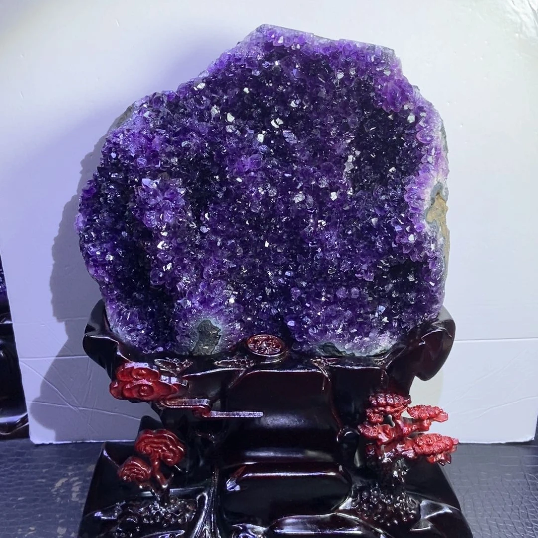 紫晶大型摆件（非配饰）未镶嵌天然