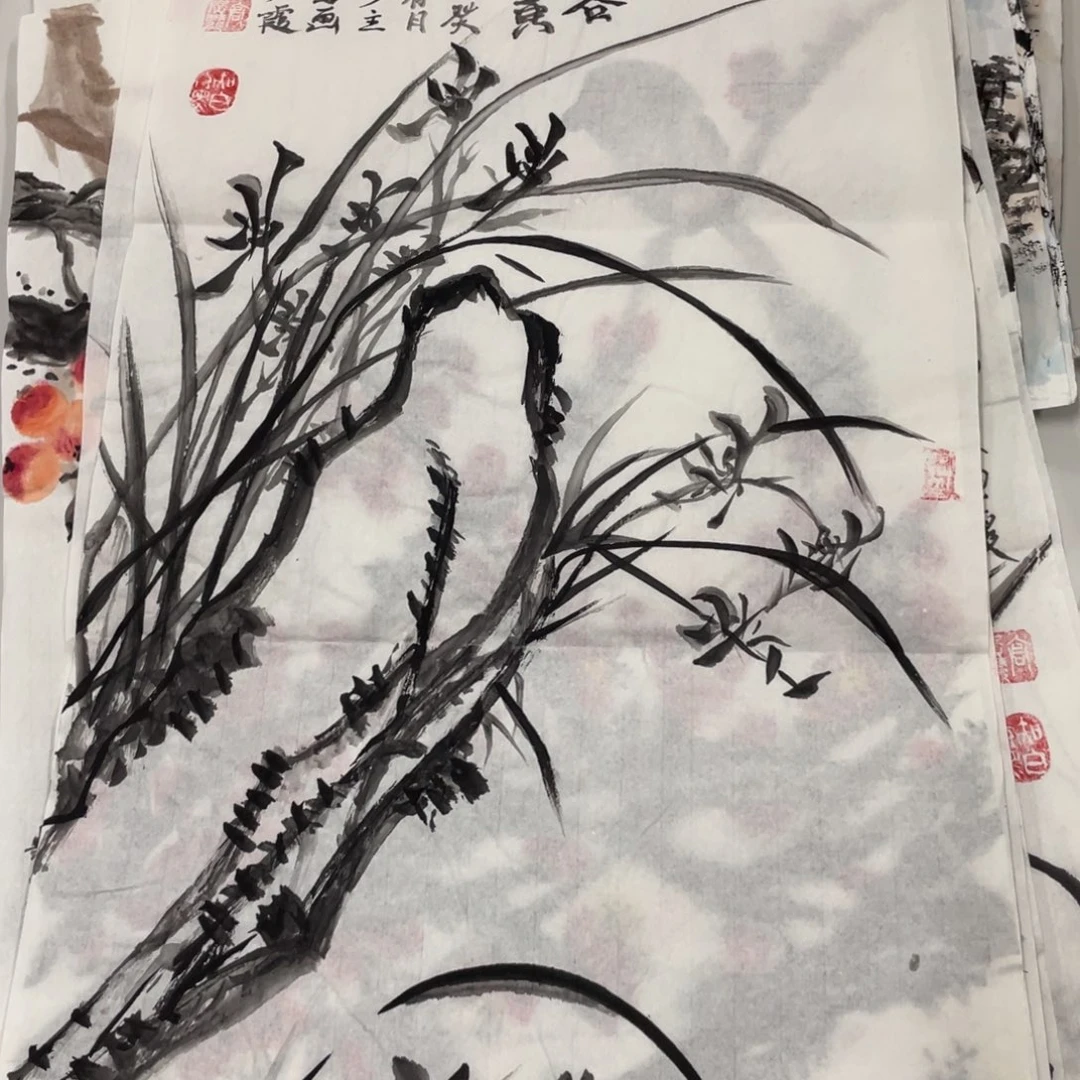 国画代素霞老师绘画