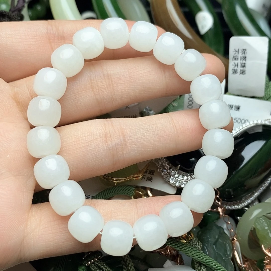 和田玉手串未镶嵌