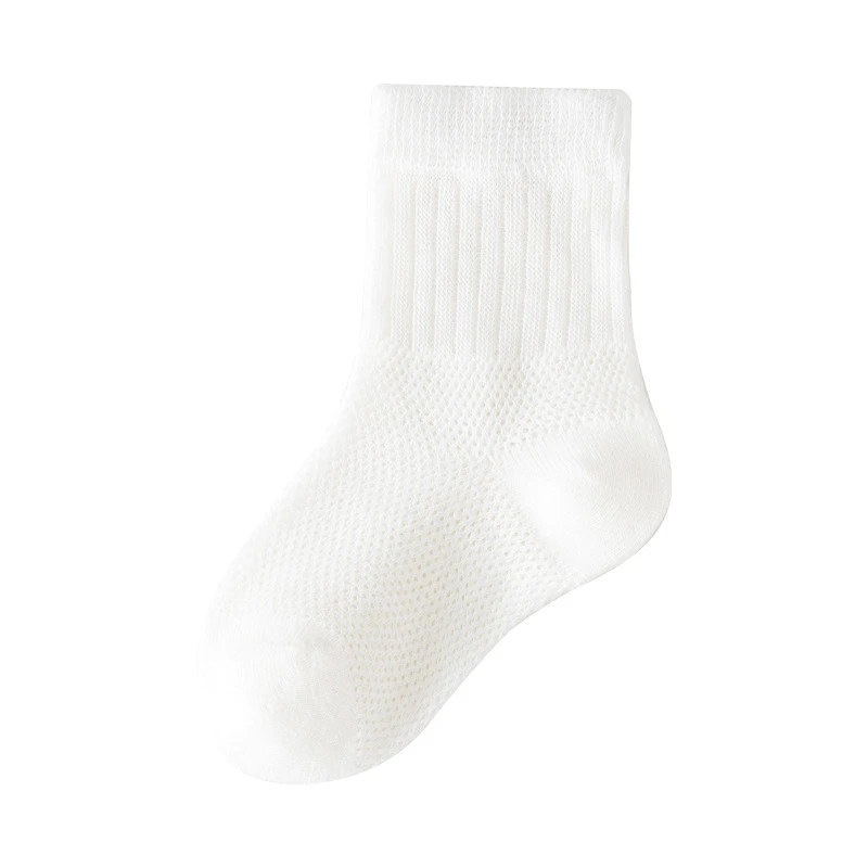 夏季夏天宝宝棉婴儿袜子中筒袜新生儿夏季网眼儿童薄款