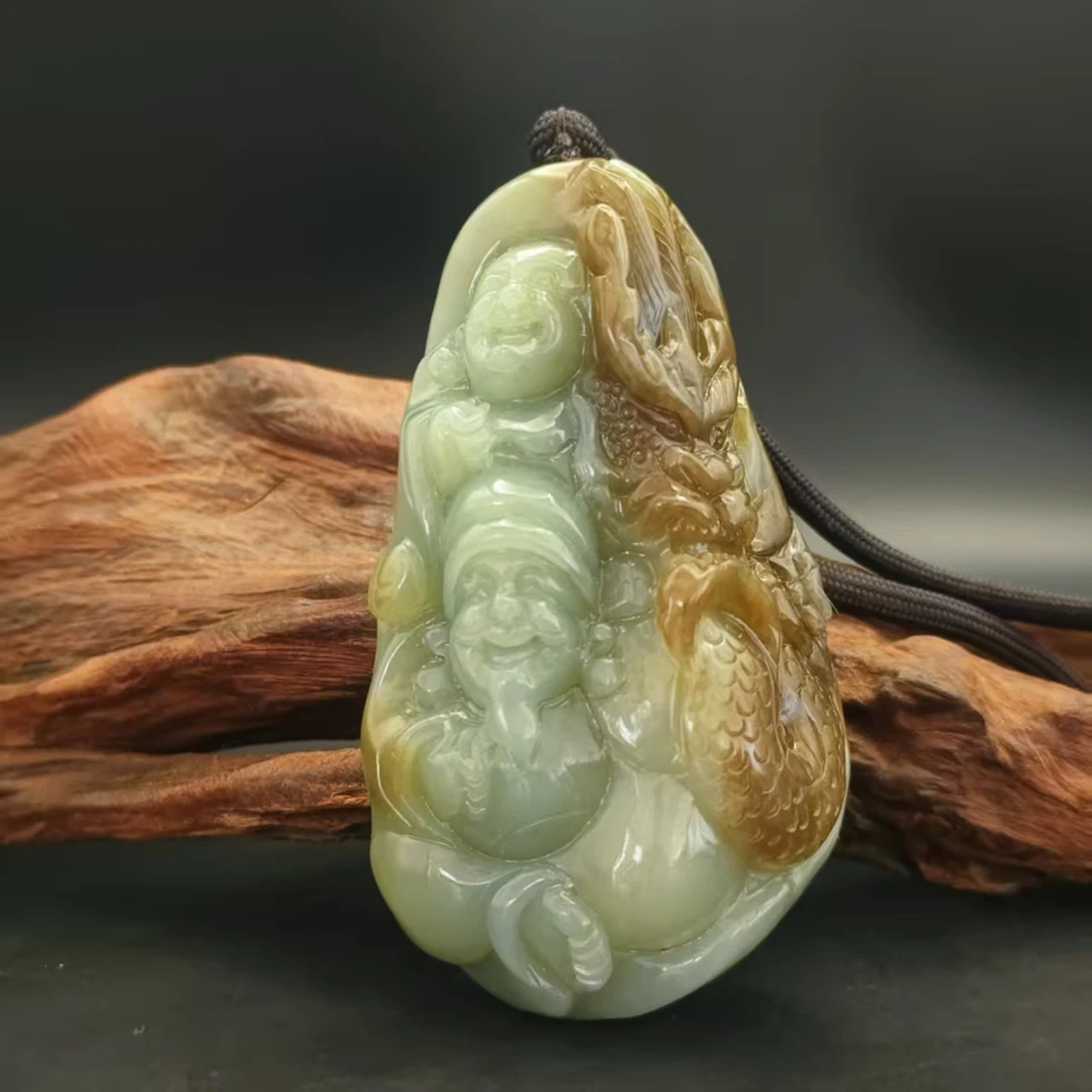 M和田玉财福双收手把1677