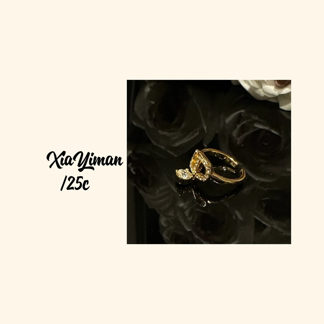 铜合金合成锆石戒指 经典小方糖吊坠戒指MZ3048