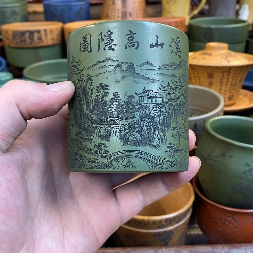 【闪购商品】紫砂杯子宜兴全手工紫砂杯