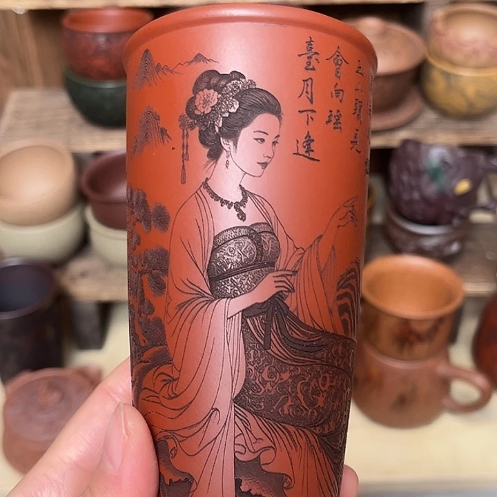 紫砂茶杯宜兴紫砂茶具正品