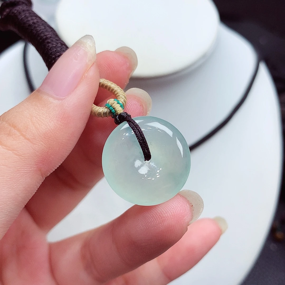 翡翠未镶嵌颈饰翡翠8，19.4/4.7