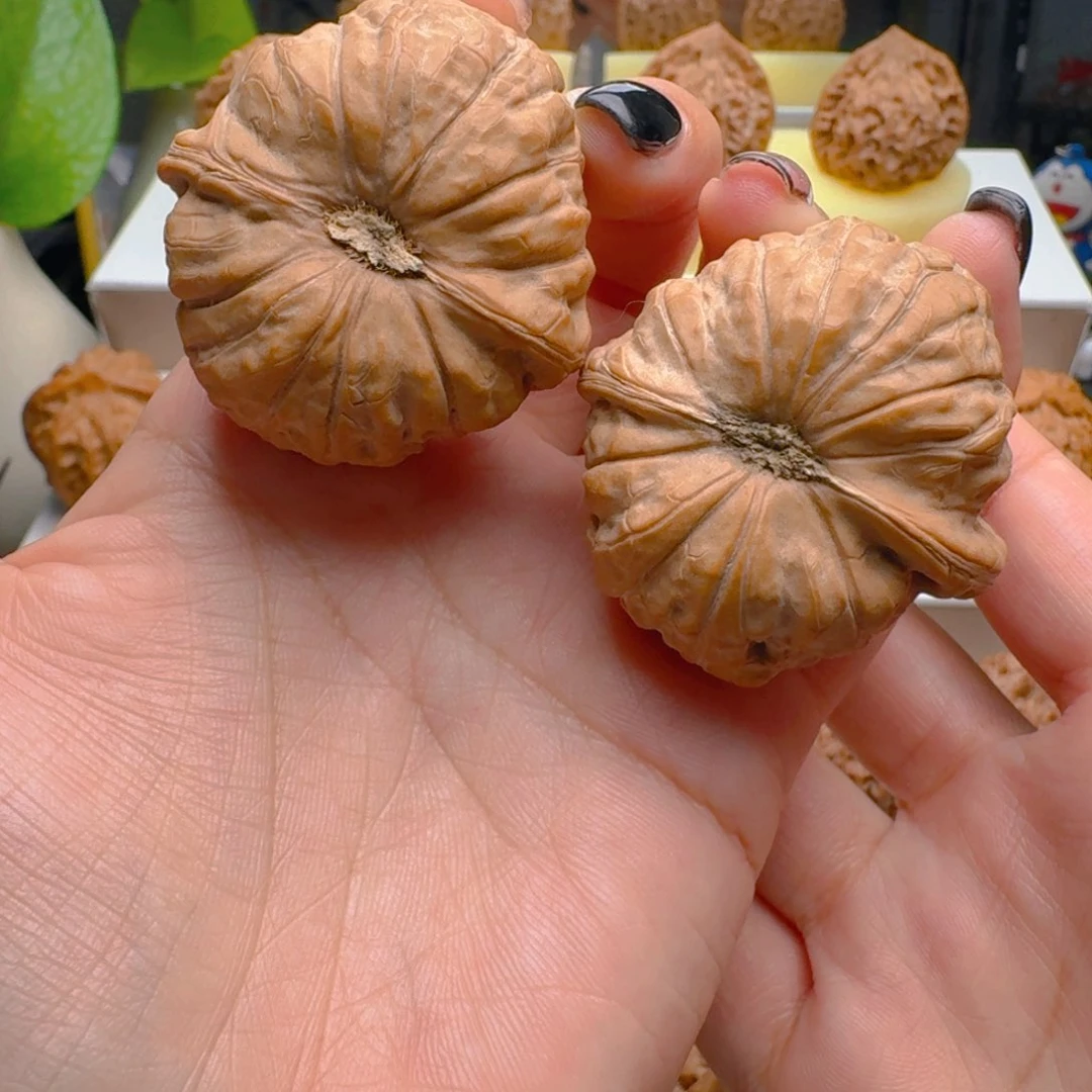 把件核桃43肚子南瓜墩