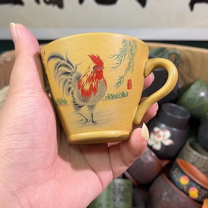 茶杯紫砂全手工紫砂主人杯