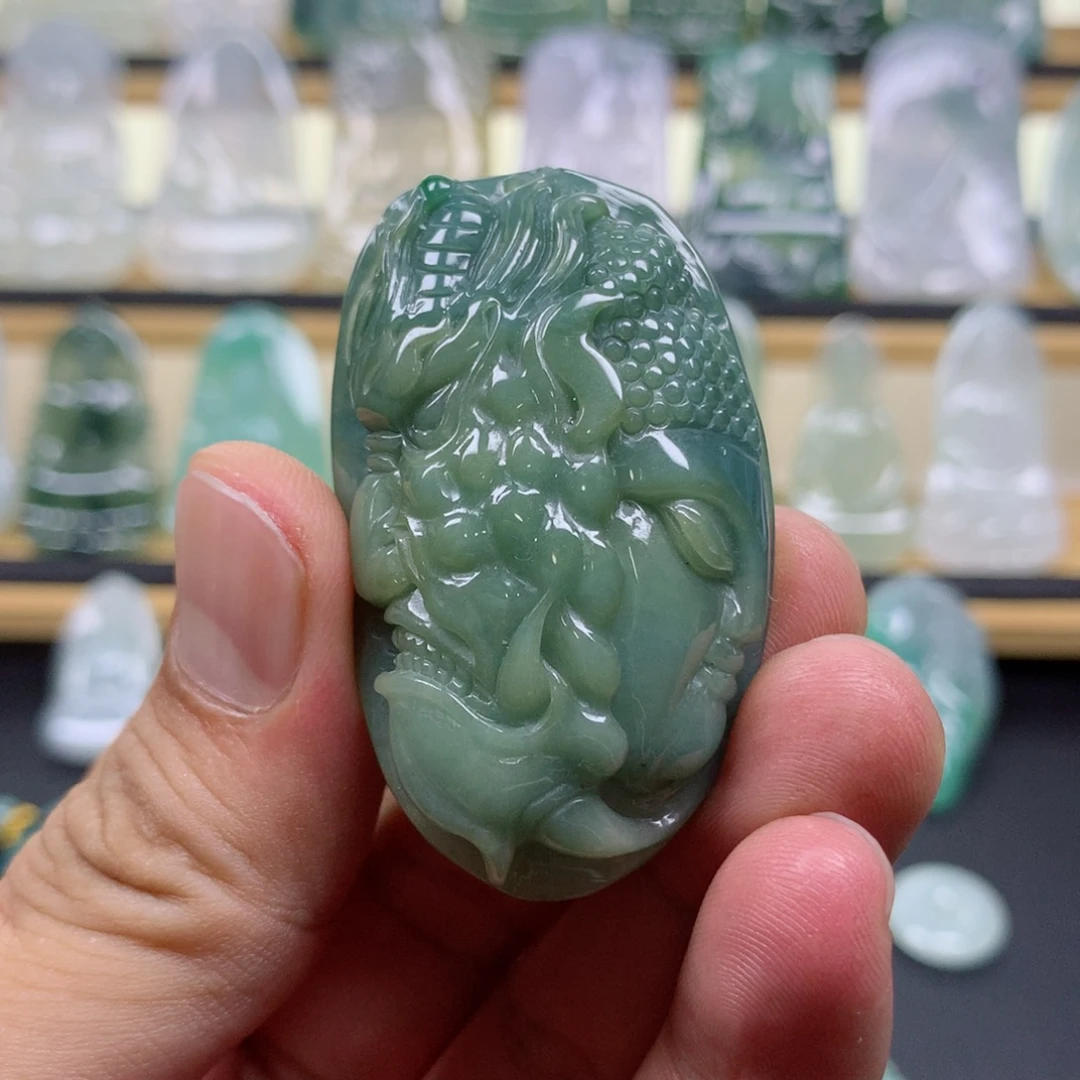 颈饰未镶嵌翡翠佛魔一念