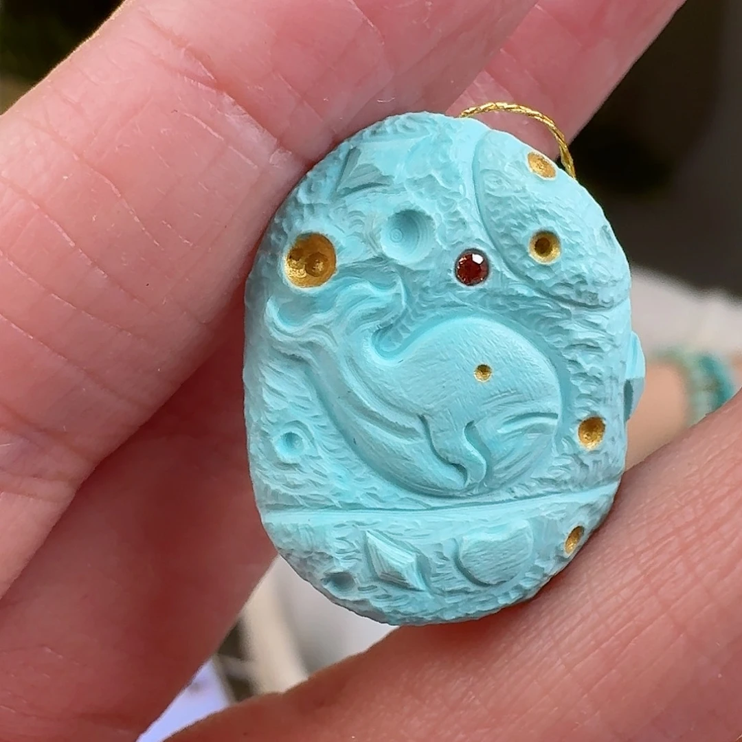 绿松石珠宝奇石未镶嵌