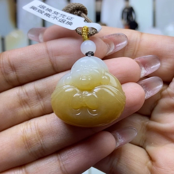 颈饰未镶嵌和田玉小*精