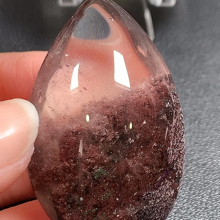 水晶吊坠(不含链)未镶嵌王***红