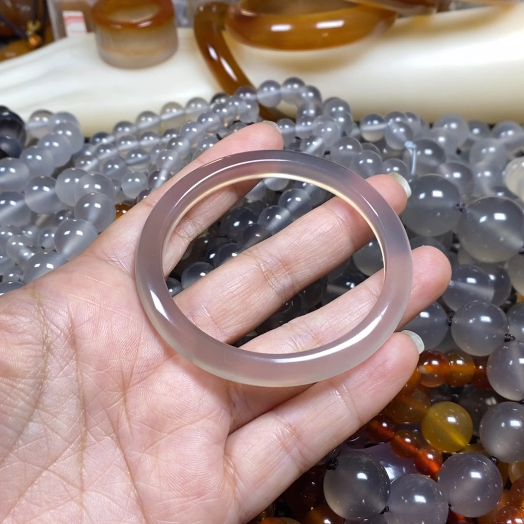 玛瑙/玉髓未镶嵌玛瑙手镯