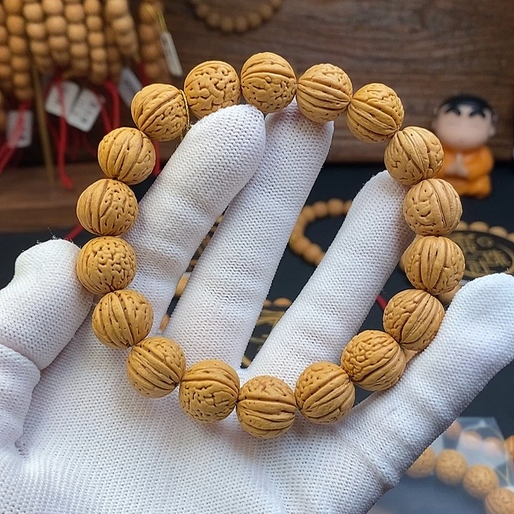 桃核手串荔枝14 （尺寸误差0.5之间）
