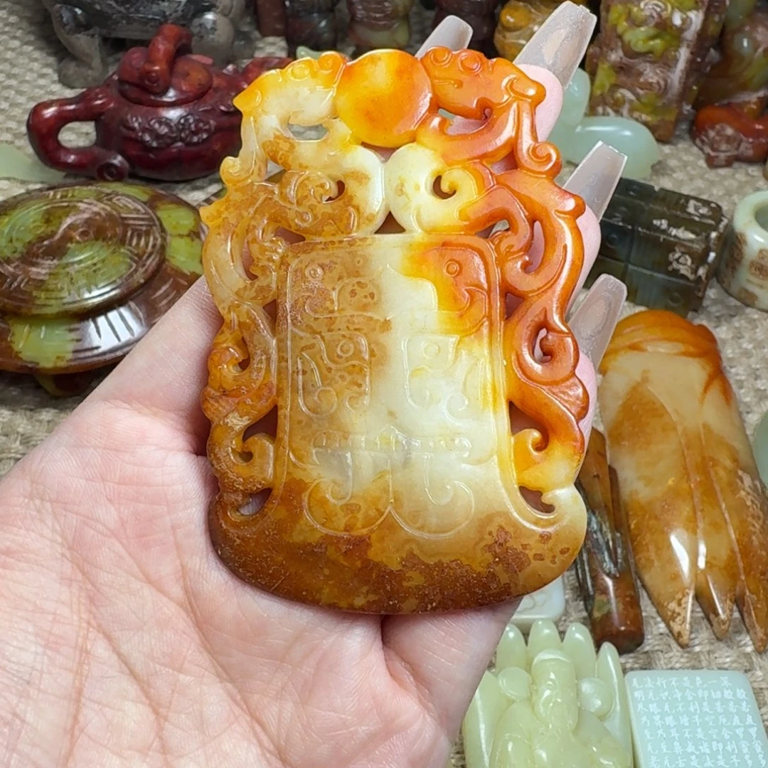 白玉菩提吊坠挂件