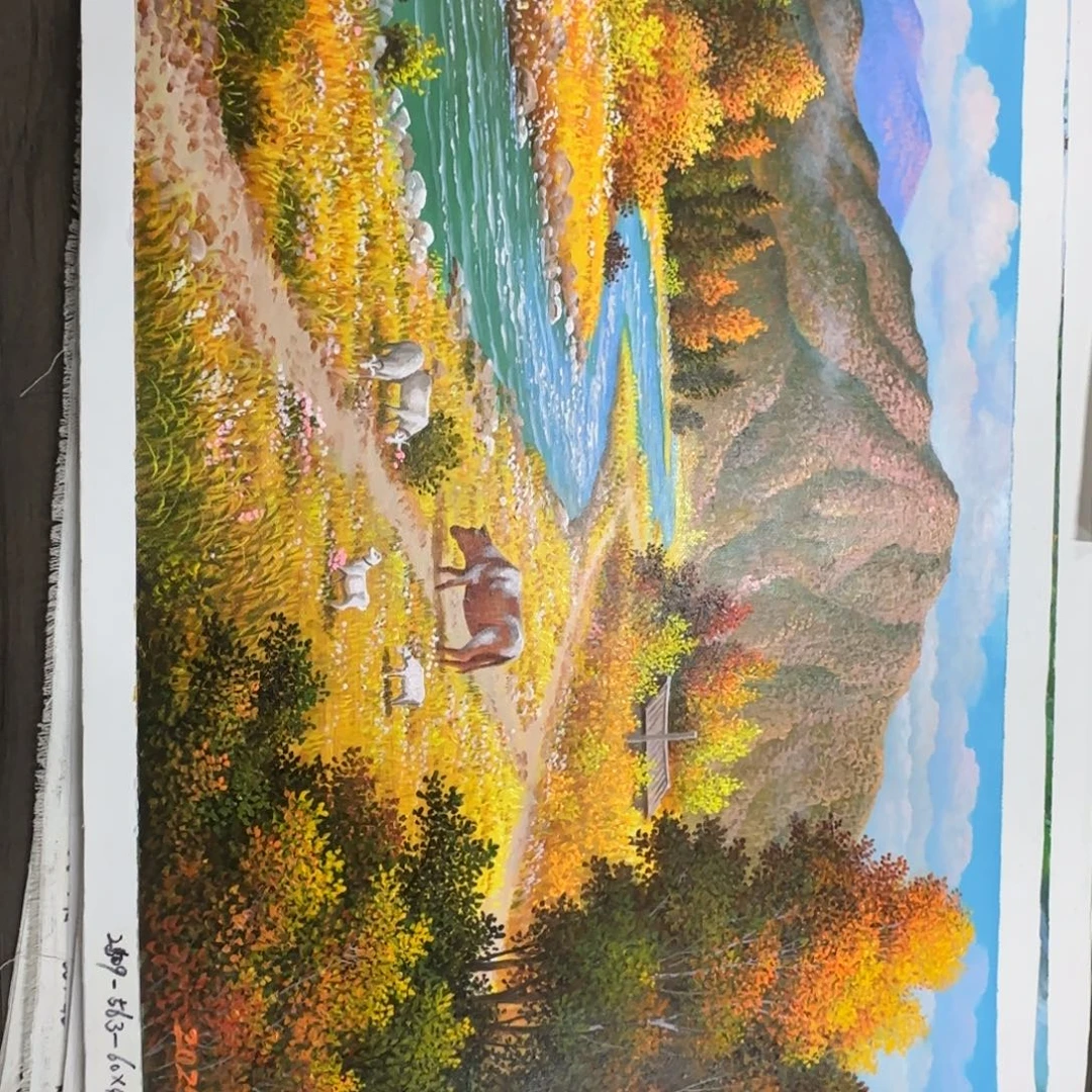 油画加油加油努力加油加油