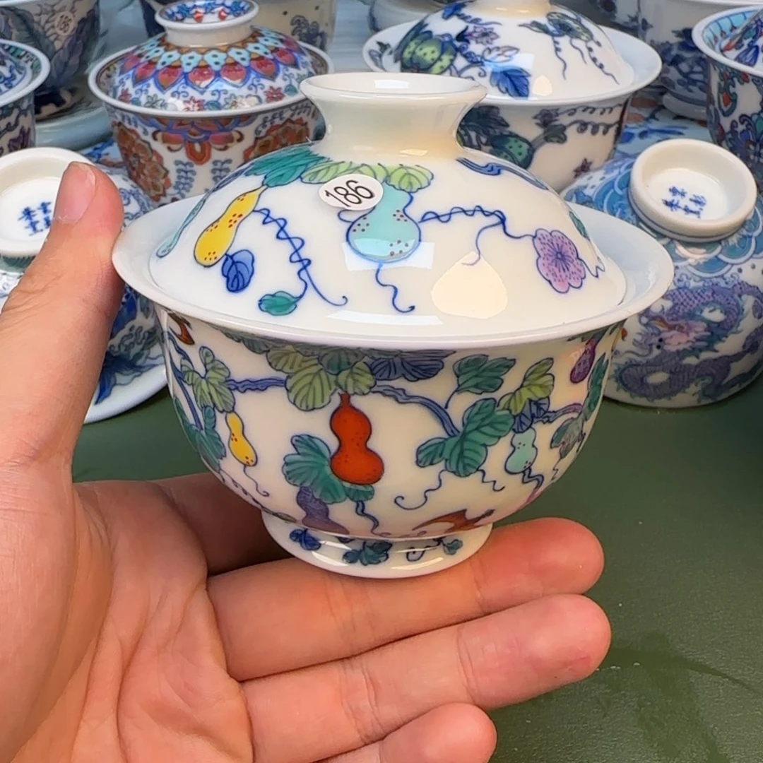 彦祖纯手工手绘茶具186