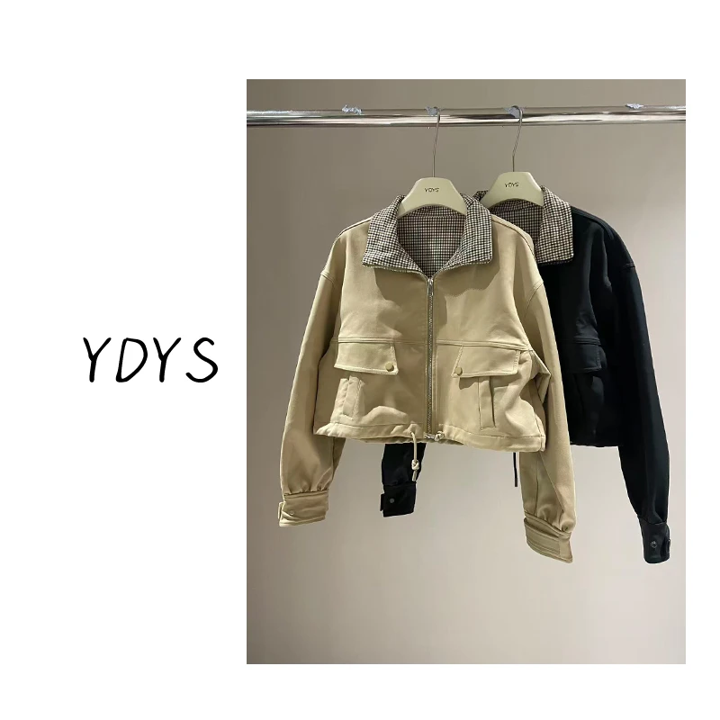 【YDYS】25K00904 2025新款时尚气质小众常规大码外套