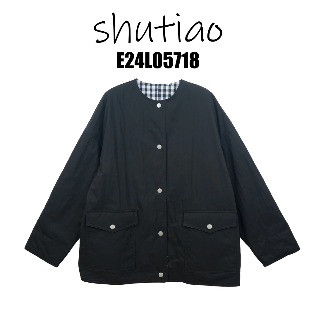 【SHUTIAO】2025夏季：新款小众设计款外套E24L05718