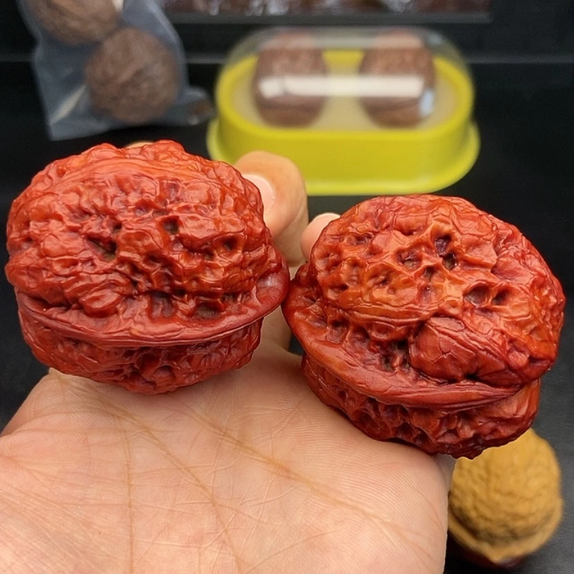 【闪购商品】把件文玩核桃Y****业44尺金蟾王59克