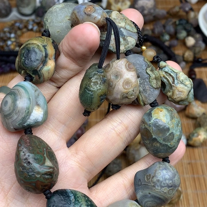 玛瑙/玉髓珠宝半成品未镶嵌张*祥