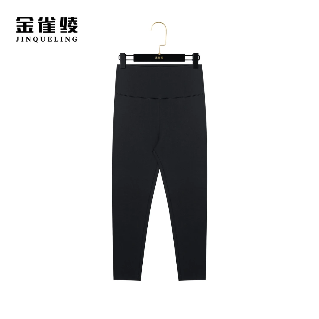 金雀绫【加绒芭比裤】冬季新款黑色显瘦保暖裤加绒打底裤KSK80