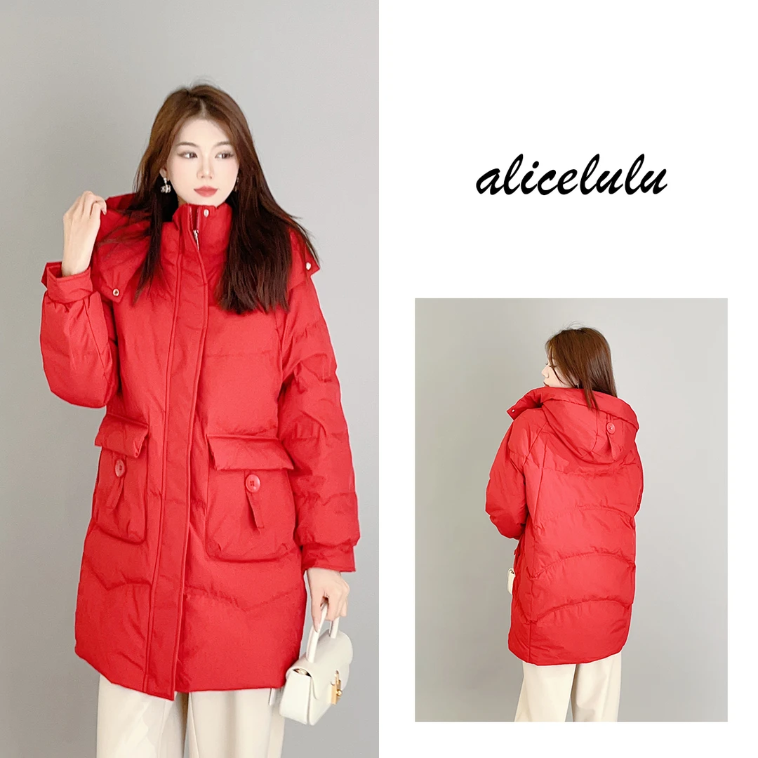 5 ALICE “裹住温暖”羽绒服 蓬松鸭绒 茧型藏肉 S1034421Tr