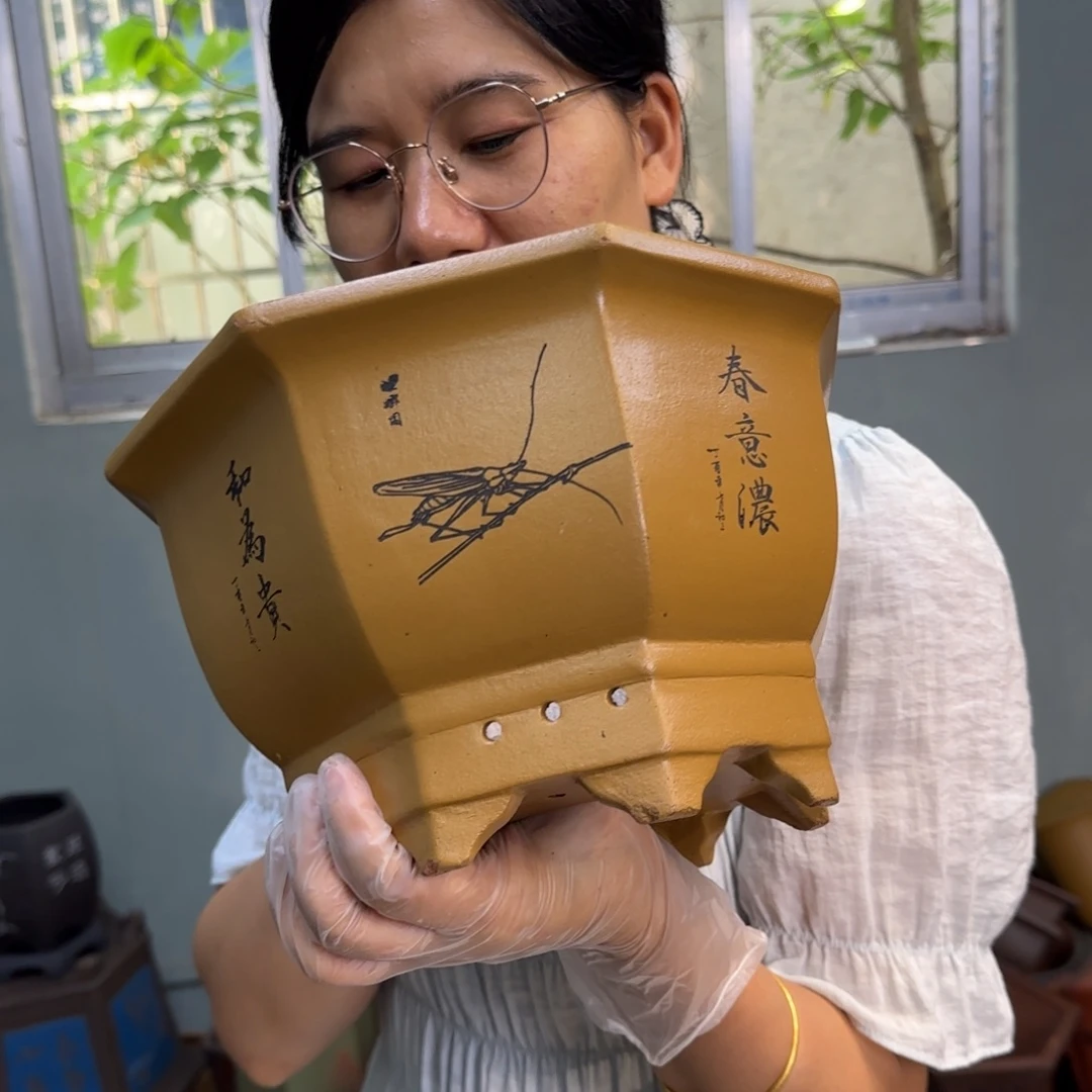 紫砂花盆紫砂口径27