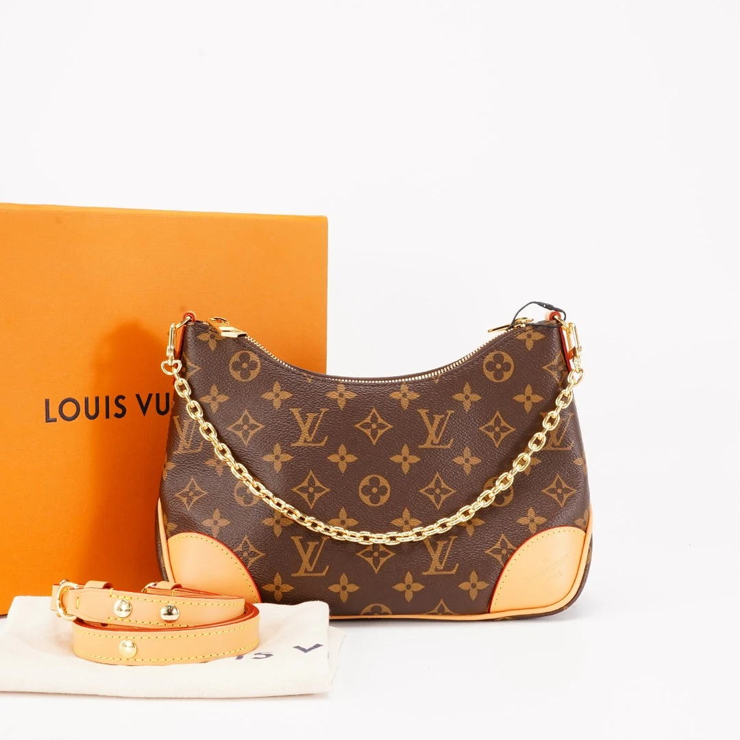 95新 LouisVuitton/路易威登 【白菜】boulogne黄牛角包/BG22004015