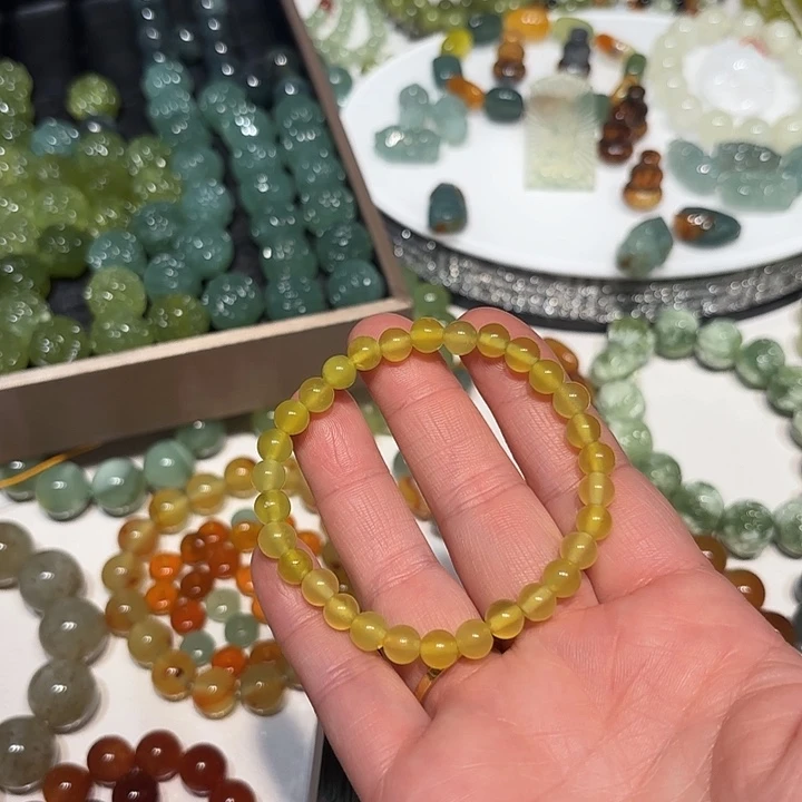 蛇纹石玉未镶嵌手串