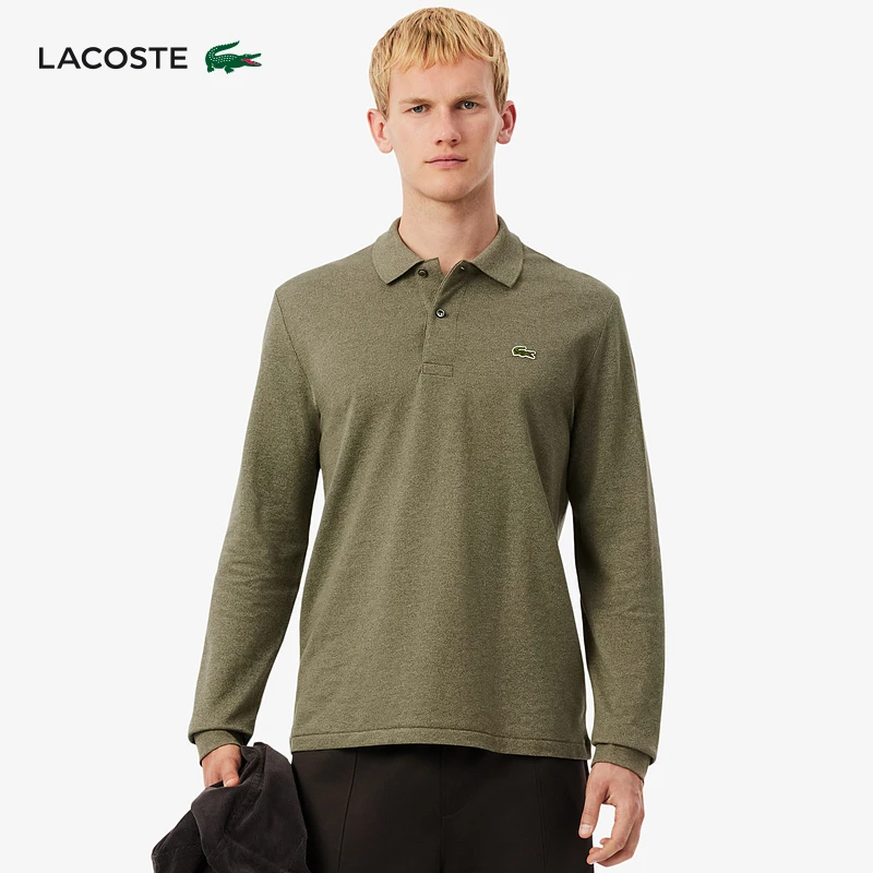 LACOSTE法国鳄鱼男装25秋季新款经典百搭长袖Polo衫|L1313