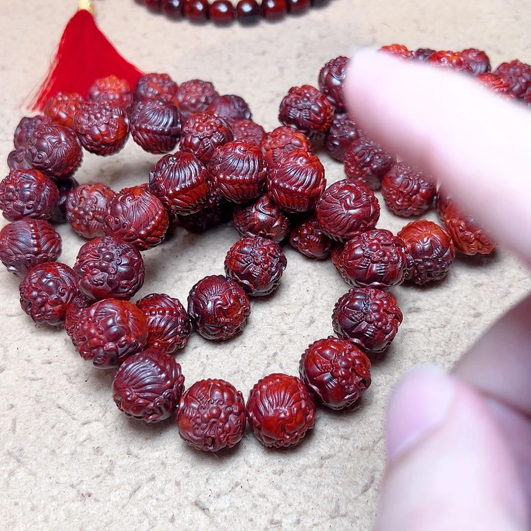 小叶紫檀手串/手链1.8果冻泥貔貅手串