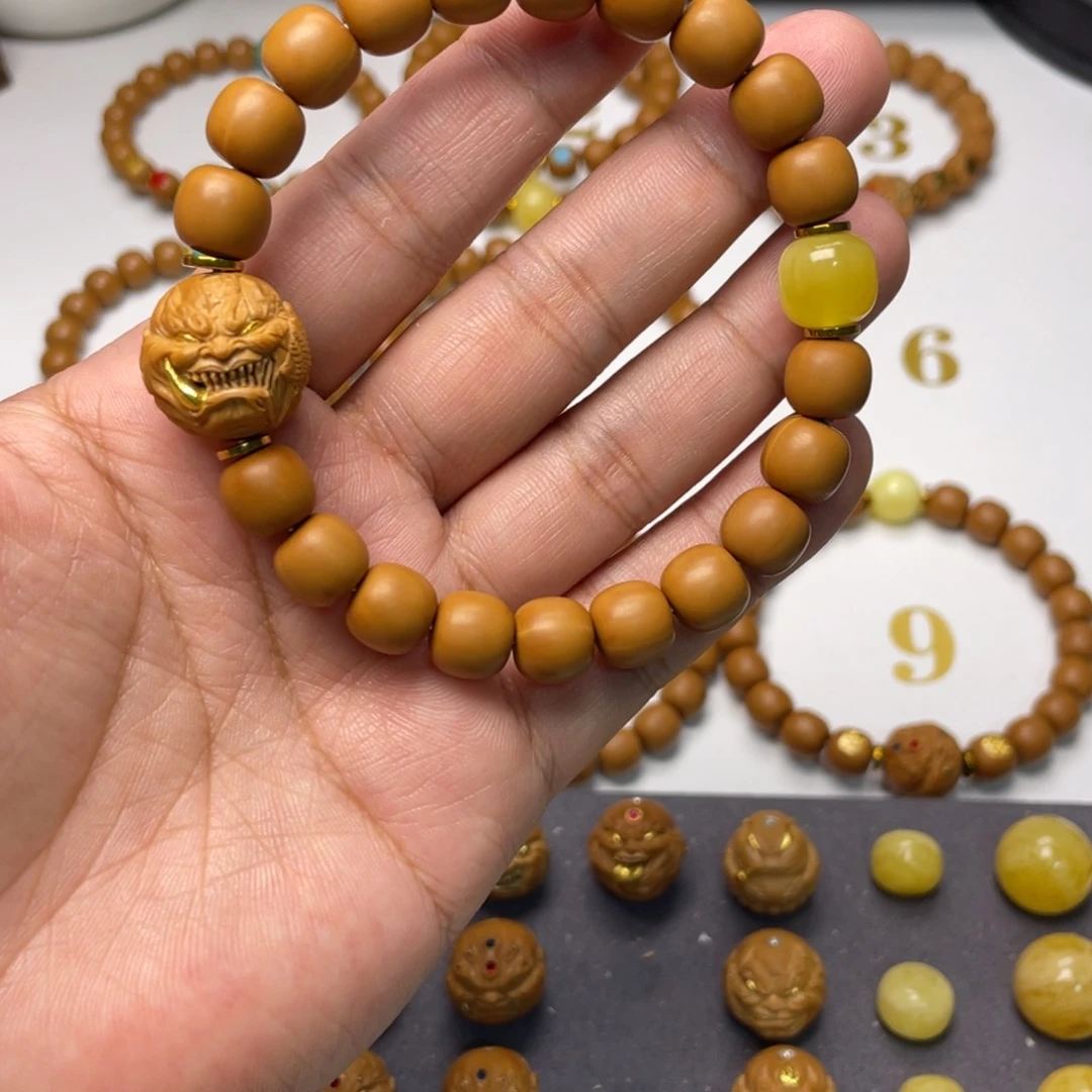 猴头核桃手串L****3老型全品➕鬼印24k➕双标➕原谅配饰