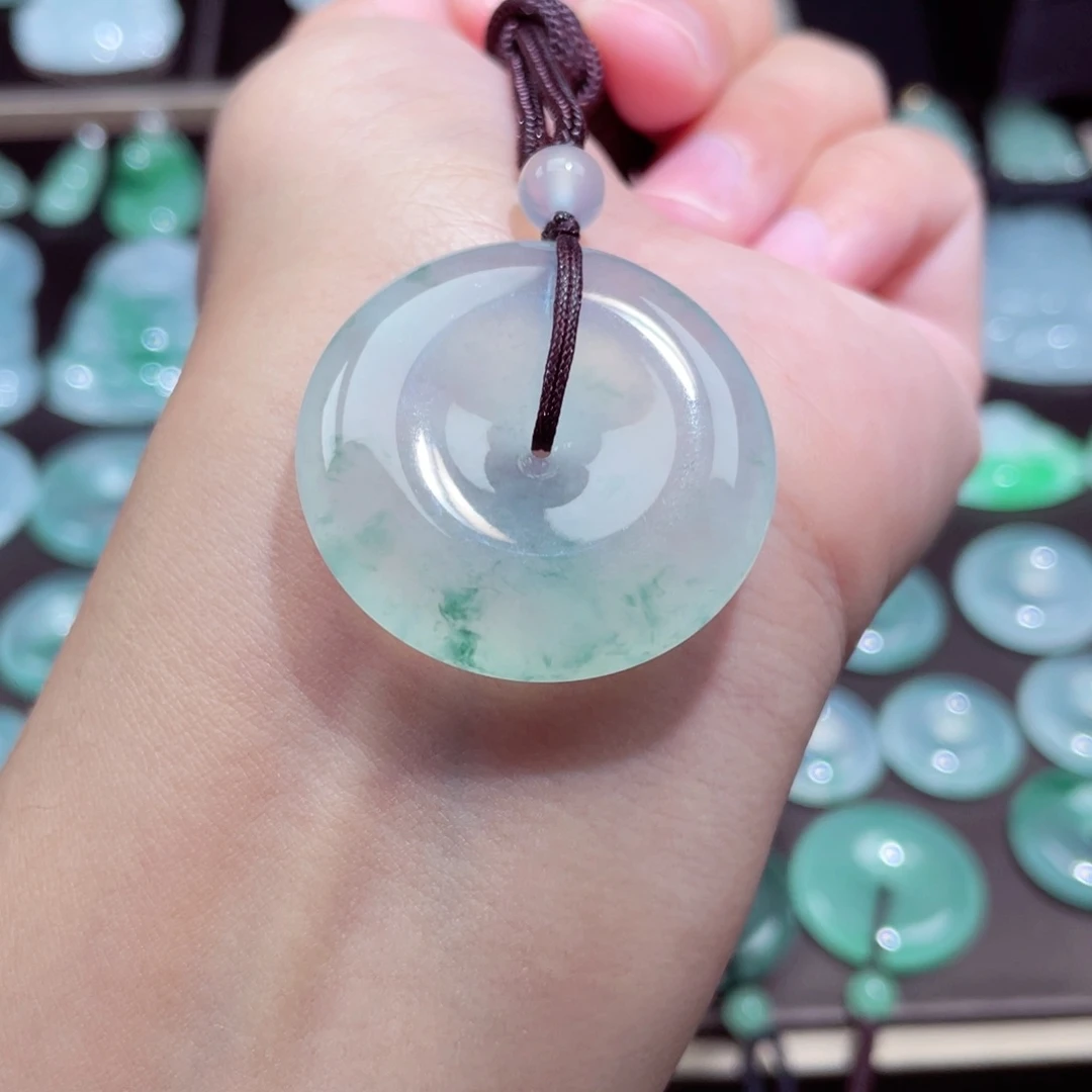 颈饰未镶嵌翡翠扣子