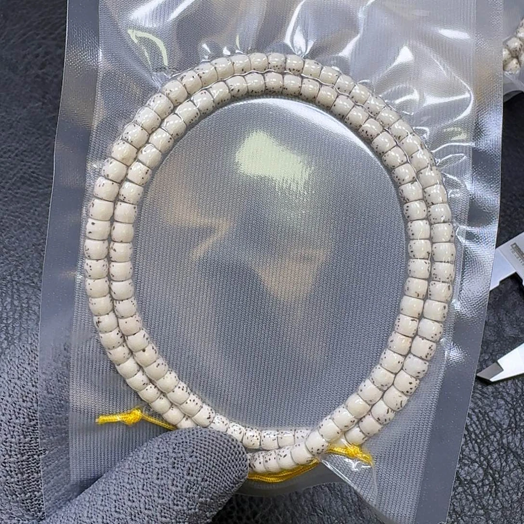 星月菩提手串6*5原生态大留白直切