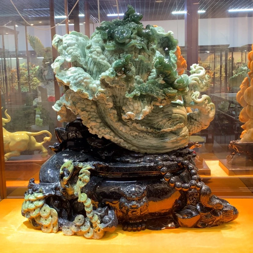 【闪购商品】未镶嵌蛇纹石玉摆件覆膜