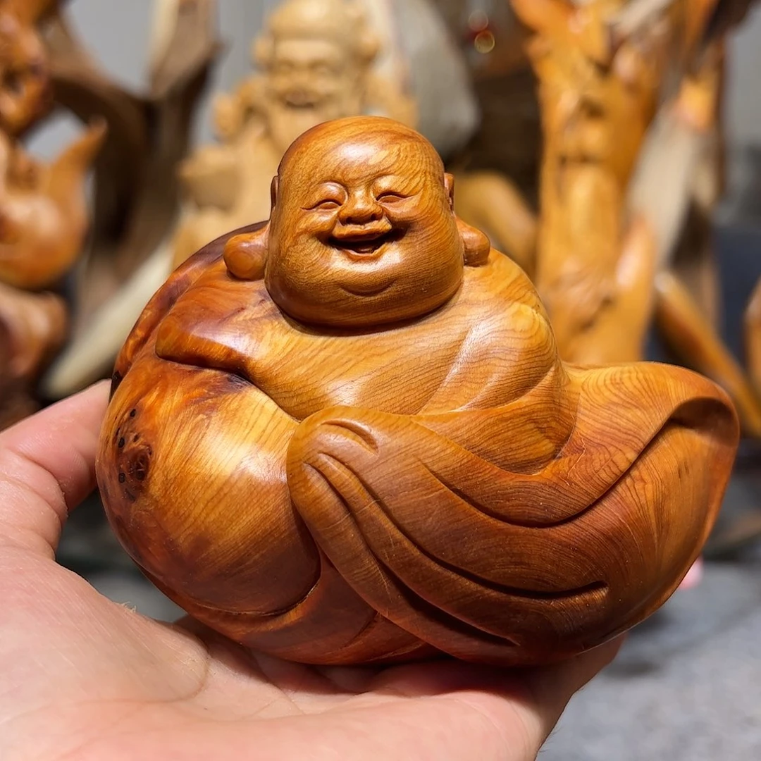 柏木崖柏木手把件摆件