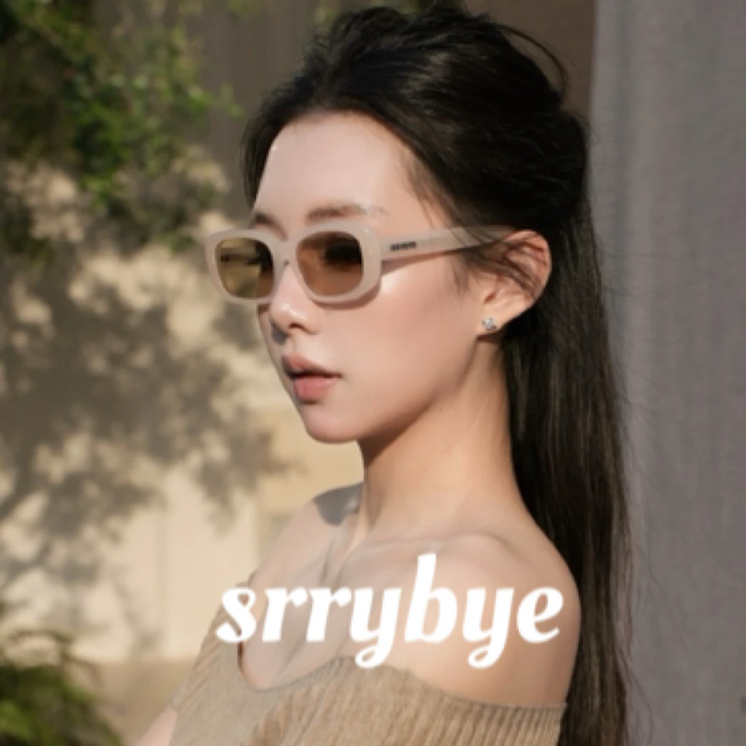 Srrybye高级感板材遮阳复古防晒太阳镜尼龙墨镜防紫外线潮流