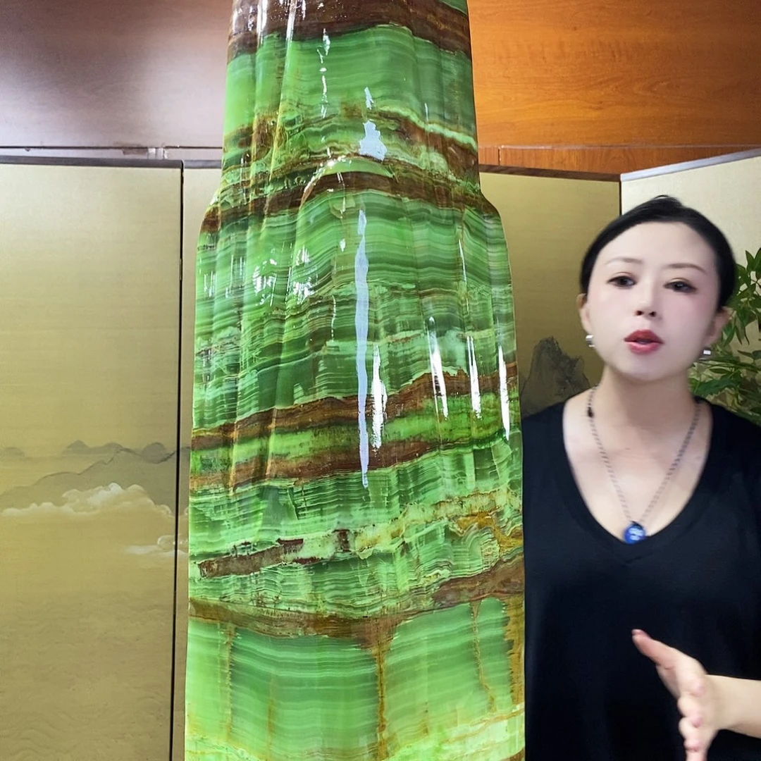 石材山水画作品摆件