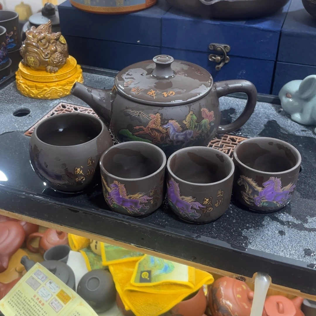 茶杯紫砂紫砂壶一壶4杯