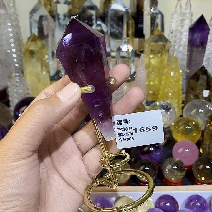 摆件未镶嵌水晶柱