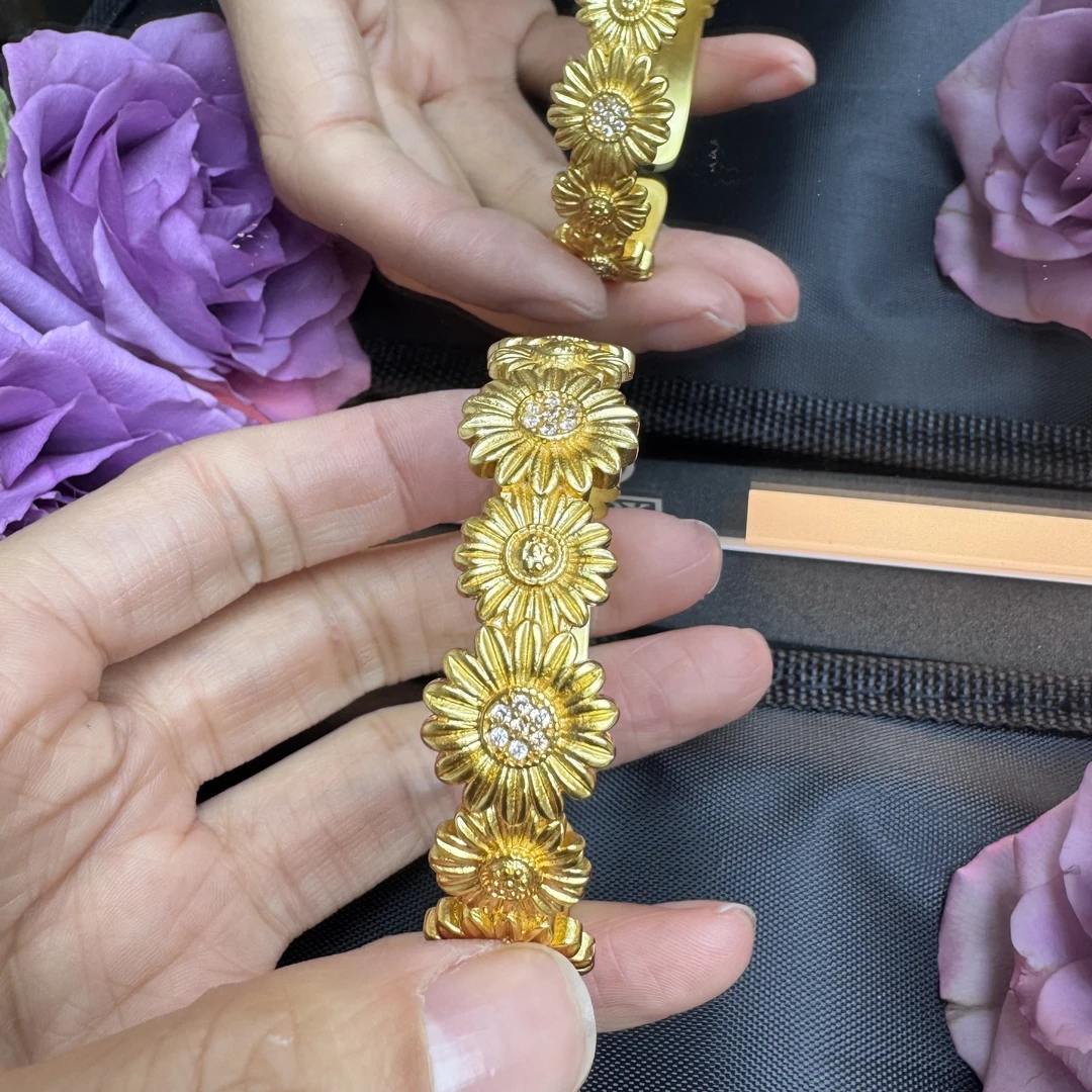 【丁老头甄选】繁花似锦手镯5043